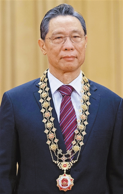 “共和國勛章”獲得者鐘南山。新華社記者 謝環馳攝